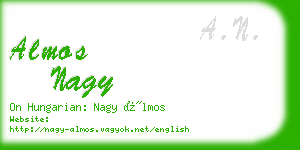 almos nagy business card